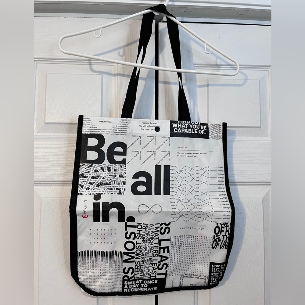 Large lululemon shopping bag
